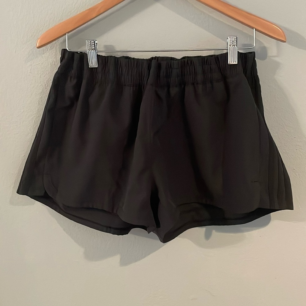 Adidas AEROREADY 3 stripe black on black running shorts size XL